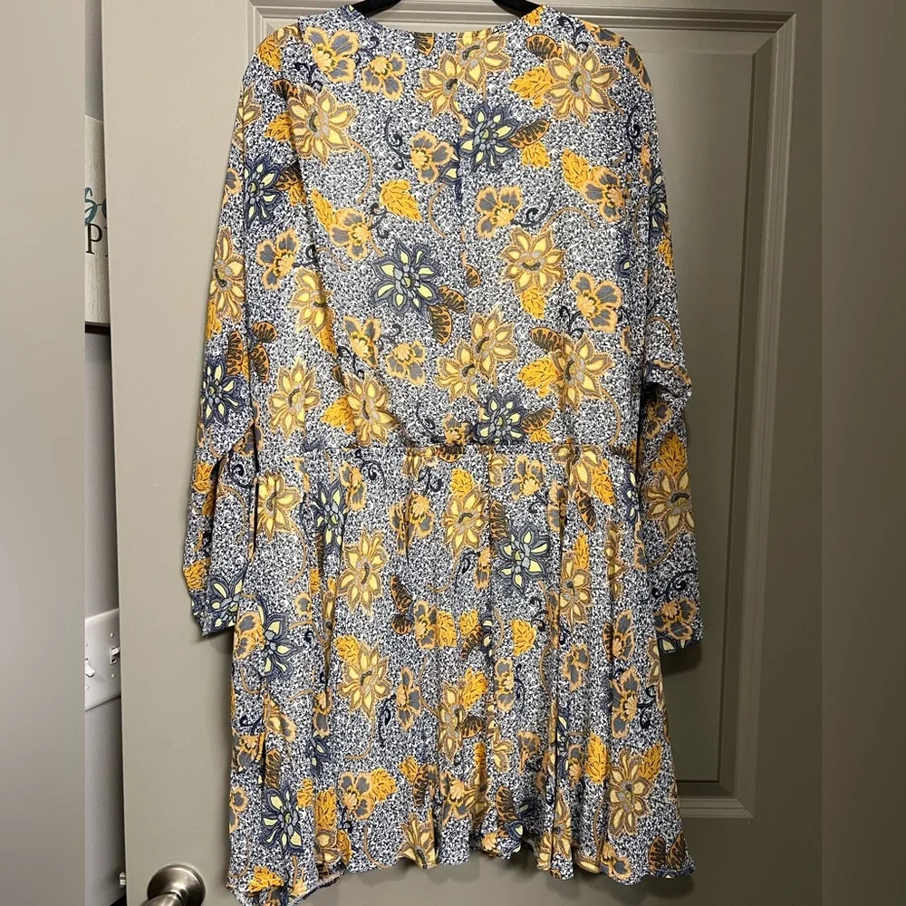 Free People Teegan Floral Mini Dress, Extra Large - Picture 10 of 11